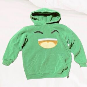 Boy’s Green Hoodie with Front Pocket, Size Small